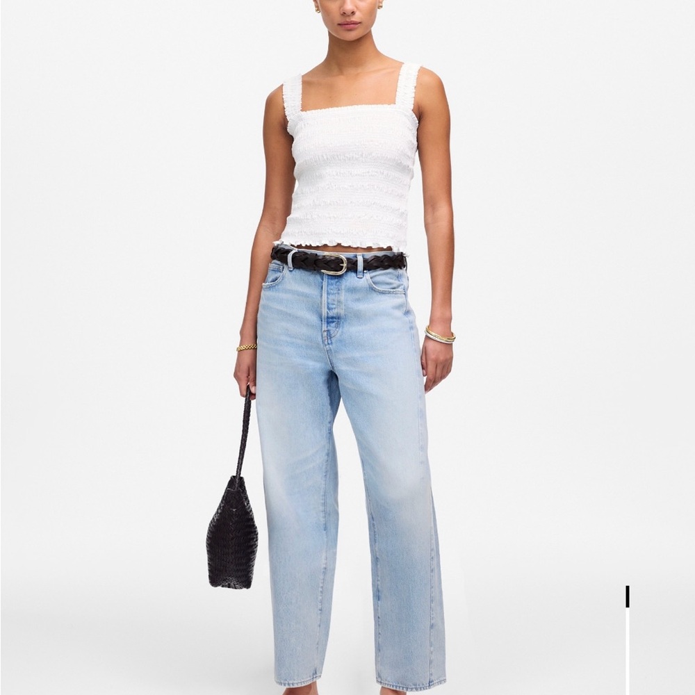 Madewell Tall Pieced Barrel  Leg Jeans - Picture 3 of 7